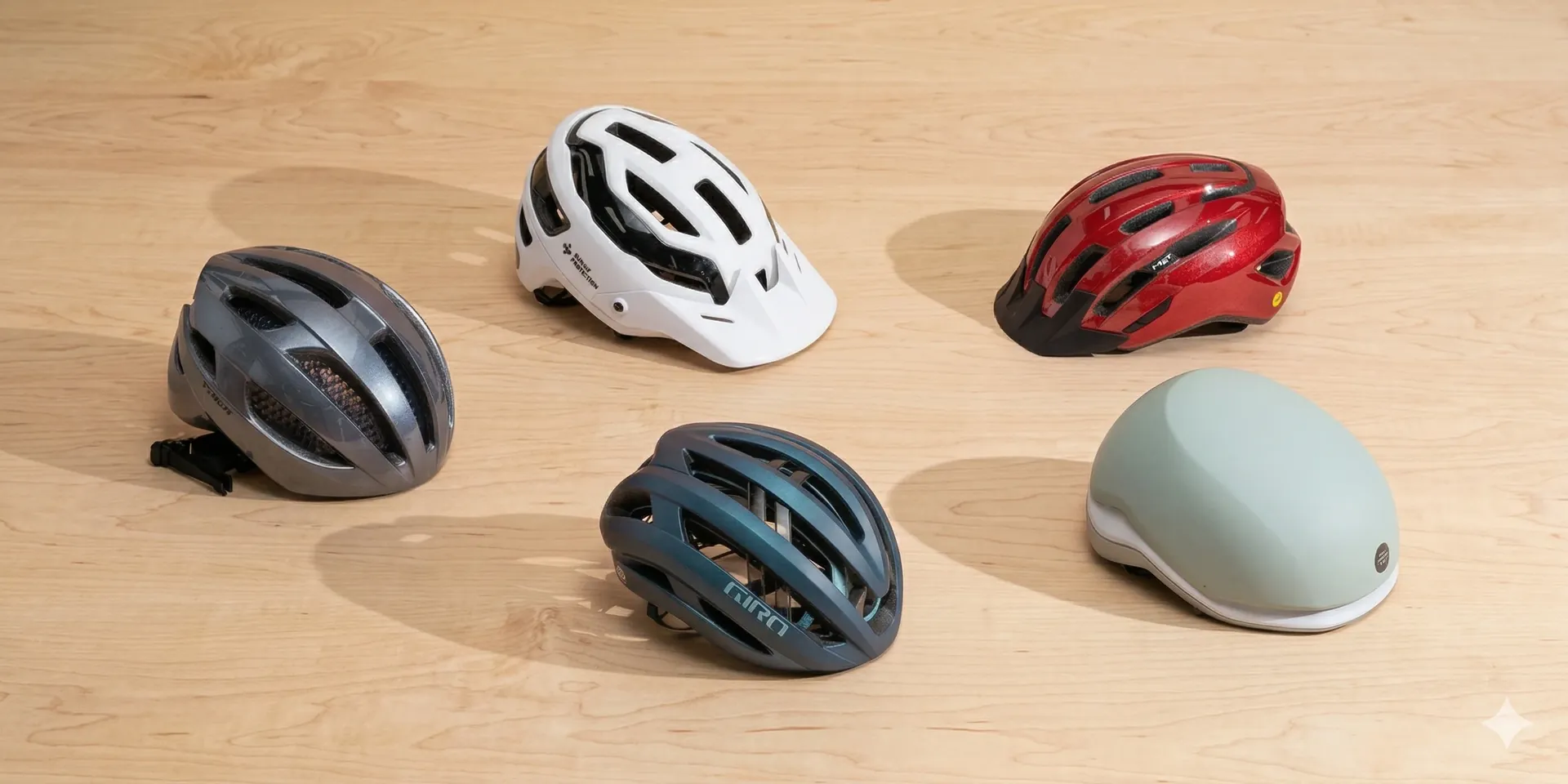Casque vélo urbain avec visière en ville