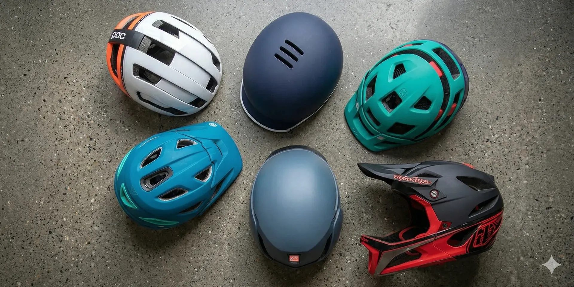Casque de vélo haute sécurité sur fond épuré